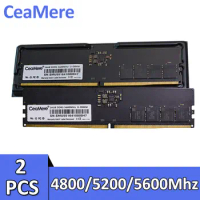CeaMere DDR5 2PCS Desktop computer memory, 8G, 16G, 32G,4800Mhz, 5200Mhz, 5600Mhz, 288-pin ram memoriam pc memory card wholesale