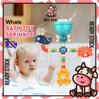 COD Moo Baby Mainan Mandi Baby Shower Toy Bath Toys Kids Toy Baby Bath Toy Sprinkle Whale Baby Bath 