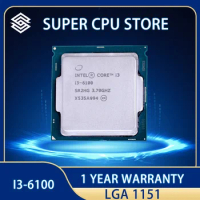 Intel Core i3 6100 Processor 3.7GHz 3M Cache Dual-Core 51W CPU SR2HG LGA1151