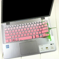 Dustproof Silicone laptop Keyboard Cover Skin Protector For 13.3" ASUS ZenBook UX331UA U3100 UA ZenBook TP461UN VivoBook S406UA