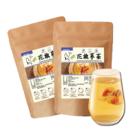 【DING CAO 鼎草】花旗蔘茶10入/1組-共2組(增強體力 西洋蔘 粉光蔘 加拿大花旗參 美國人蔘 三角茶包)