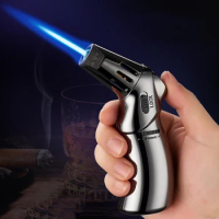 Metal Airbrush Gas Lighter Butane Torch Turbo Windproof Lighter for Cigars BBQ Kitchen Cooking Jewelry Welding Ignition Tools