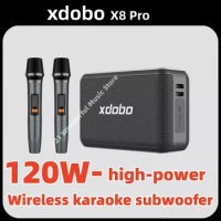 XDOBO X8 PRO 120W output power Bluetooth speaker portable K song subwoofer waterproof sound system c