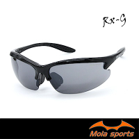 MOLA摩拉射擊眼鏡運動安全太陽眼鏡護目鏡 近視可戴 UV400 Rx-g