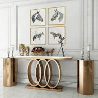 [MINHUY]- Bàn đứng/ kệ console chân sắt phong cách hiện đại phun sơn tĩnh điện mặt đá ceramic cao cấ