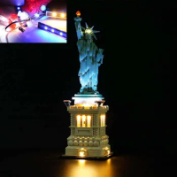 LED for Lego 21042 Architecture Statue of Liberty USB Lights Kit With Battery Box- (NOT Included LEGO Bricks)