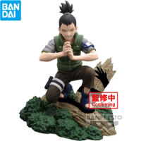 BANDAI Banpresto Naruto Nara Shikamaru Memorable Saga Model Toy Original Collectible Anime Figure Gift for Fans Kids