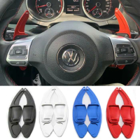 Paddle Extension For VW Tiguan Golf 6 MK5 MK6 R20 R36 Volkswagen Jetta GTI Scirocco Touareg EOS Sharan Polo Car Shifter Paddles