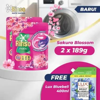 Buy 2 - Rinso Detergent Cair Capsule Konsentrat Deterjen Matic Kapsul Sakura Blossom [168 G] Free Lu