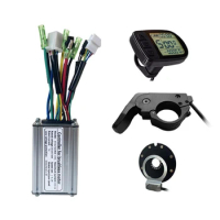 36V/48V 250W E-Bike LCD5 LCD Display Thumb Throttle Controller E-Bike Conversion Kit Bicycle Replacement