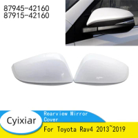 Car Accessories Rearview Mirror Cover For Toyota Rav4 2013~2019 Reverse Mirror Shell Mirror Case Housing 87945-0R903 87915-0R902