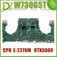 KEFU W730G5T Mainboard For ASUS ProArt StudioBook Pro X W730 W730G5TV Laptop Motherboard With E-2276M CPU RTX 5000 GPU Notebook