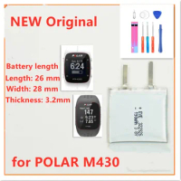 Top Brand 100% New 190mAh Battery for POLAR M430 M400 GPS Sports Watch Batteries + free tools