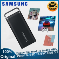 Samsung SSD T5 EVO SSD 2TB 4TB 8TB External Solid State Disk High Speed USB 3.2 Gen 1 Hard Drive Portable for Laptop Desktop PC