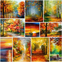 Landscape In Painting Paint By Number 20x30 Canvas Crafts Supplies For Adults Bedroom Decoration Gift For Wife Dropshipping 2023