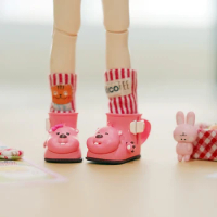 In stock Blythe 1/6 Scale rubber boots Blythe Shoes Doll Boots Momoko boots Azone Diandian Qbaby shoes