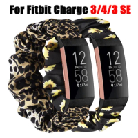 Fabric Scrunchies Elastic Bracelet Strap For Fitbit Charge 4/Charge 3 Band Watchband Wristband For Fitbit Charge 3 SE Strap
