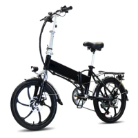 전기자전거 Mountain Bike 20 Inch 48V Lithium Battery Aluminum Alloy One Wheel Folding Variable Speed Electric Bicycle