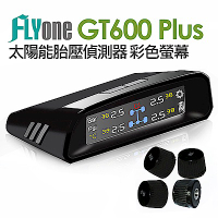 FLYone GT600 Plus 無線太陽能TPMS 胎壓偵測器 彩色螢幕-急速配