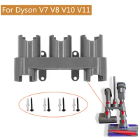 For Dyson V7 V8 V10 V11 Storage Bracket Holder Absolute Brush Stand Tool Nozzle Base Holder Docks Station Vacuum Cleaner Parts
