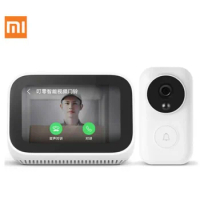 Original Xiaomi AI Touch Screen Bluetooth-compatible 5.0 Speaker Digital Display Alarm Clock WiFi Smart Connection Mi speaker
