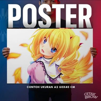 Poster High School DxD Himejima Akeno Priestess Hiasan Dinding Kamar Estetik Dekorasi Dinding Modern