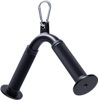 Tricep Press Down V Bar Cable Machine Attachment Home Gym LAT Pulldown Attachments