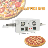 Electric Conveyor Pizza Oven Pizza Bread Maker Machine With Digital Timer Control Pizza Baking Oven Machine