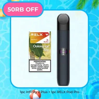 Special Bundle RELX Infinity 2 Plus Device - Black Sapphire Oolong Ice Tea