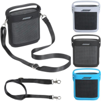 Newest Silicone Case Cover With Strap Carabiner For BOSE Soundlink Color 2 Bluetooth Speaker for Bose Soundlink Color II Case