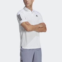 adidas 愛迪達 Club 3str Polo 男 POLO衫 短袖 上衣 運動 網球 訓練 亞洲版 白(HS3268)