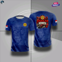 Kaos Jersey DAMKAR INDONESIA Bahan Drifit Embose Leher Bulat Lengan Pendek New Product