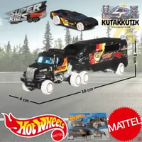 Hotwheels Super Rig Mobil Truk Trailer Angkut Mobil Desert Force Red Planet Transport Scrubba Dub Hi
