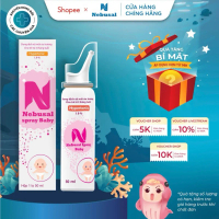 【Hot trend】 【Deal hot]】 [Hỏa tốc] Xịt Rửa Mũi NEBUSAL 1,9% Nước Muối Ưu Trương Thông Mũi Nghẹt- G