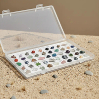 50PCS/Box Geology Rock Specimen Colorful Geology Science Educational Multifunctional Decorative for