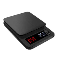 Kitchen Scale Electronic Hand Punch Drip Coffee Scale Timer Household Baking Food Scale Weight Scales Digital 3KG/0.1g