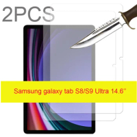 2PCS Glass For Samsung Galaxy Tab S9 Ultra SM-X910 SM-X916B Scratch Proof Tempered Glass Screen Protector