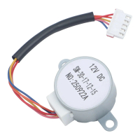 Bộ phân hướng không khí cho sửa chữa điều hòa không khí, động cơ đồng bộ, cánh quay, điện áp DC 12V,
