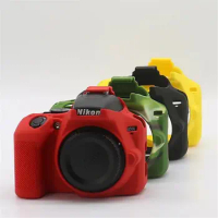 Soft Silicone Armor Camera Body Case for Nikon D3500 Protective Rubber Cover