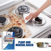 Effervescent Tablet Kitchen Oil Cleaner Fast Cleaner Hoods Stoves Stain Remover Range Hood Oven Foam Detergen