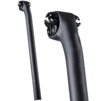Adjustable Twin-Bolt 2-Bolt Carbon Fiber Seatpost for Bicycles, Bike Seat Post for Road Gravel Hybrid and E-Bikes