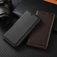 Luxury Genuine Leather Case For Sony Xperia 1 5 10 20 II III Xperia Pro-I 1 IV 10 IV Plus Lite Magnetic Mobile Phone Flip Cover