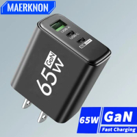 65W GaN Chargers Fast Charge Charger Usb C Charger For Xiaomi 12 Pro Samsung S22 Iphone 13 14 Pro QC 3.0 Mobile Phones Adapter