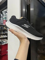 BEST SELLER SEPATU LARI WANITA SKECHERS GO RUN CONSISTENT 2.0 - FAST PACE BLACK ORIGINAL 128621BKSL 