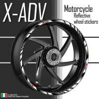 Reflective Motorcycle Accessories Wheel Sticker Hub Decals Rim Stripe Tape For HONDA XADV X-ADV xadv 750 350 Adventure 2022 2021