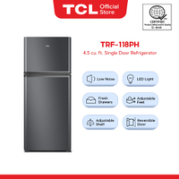 TCL 5 cu.ft. Two Door Direct Cool Refrigerator - TRF-118PH REF