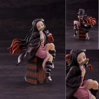 1/8 Demon Slayer: Kimetsu no Yaiba Kamado Nezuko Unpainted Cute Girl GK Figure Unassambled resin white Model Toy