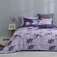 【MONTAGUT 夢特嬌】40支精梳棉兩用被床包組-紫葉莊園(雙人)
