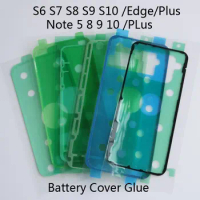 1Pcs Waterproof Back Battery Cover Glue Adhesive Sticker for Samsung Galaxy S6 S7 S8 S9 Edge Plus Note 5 8 9 10 Plus