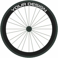 9pcs CUSTOM STICKER for Road Bike 700C Wheel Rim Stickers Bicycle Race Cycle Decals